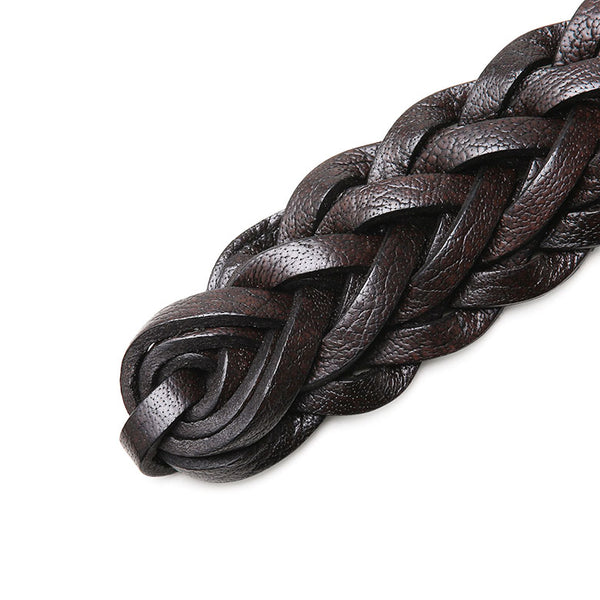 Saddler's サドラーズ メッシュ ベルト 3cm 手編み ハンドメイド 牛革レザー