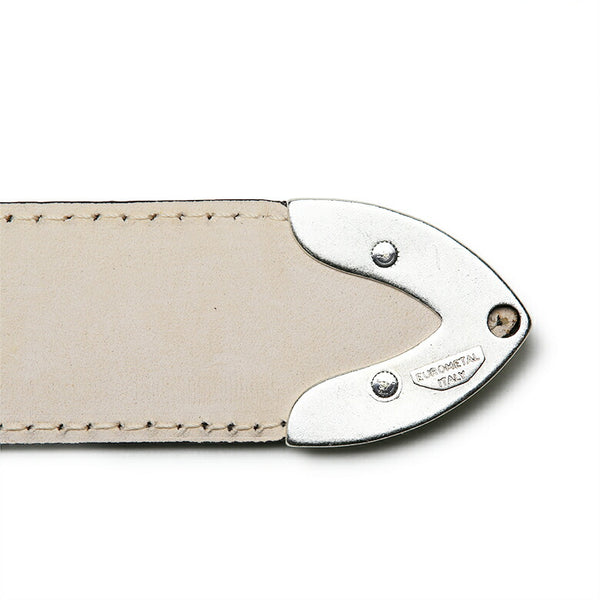 Saddler's サドラーズ クロコ調型押し レザー ベルト 3cm 牛革 本革