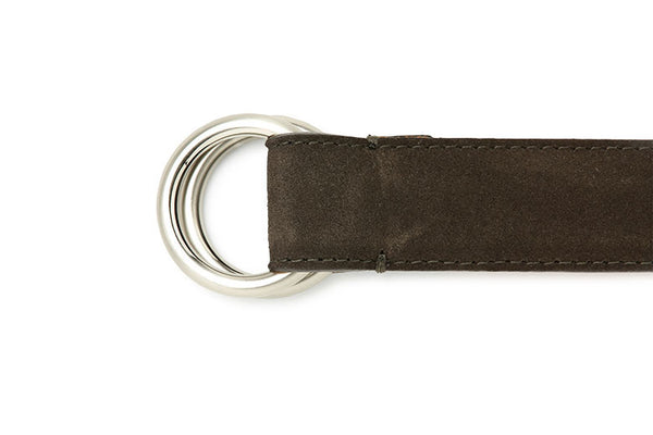 Saddler's ベルト メンズ スエード 3cm リングベルト シンプル バックル
