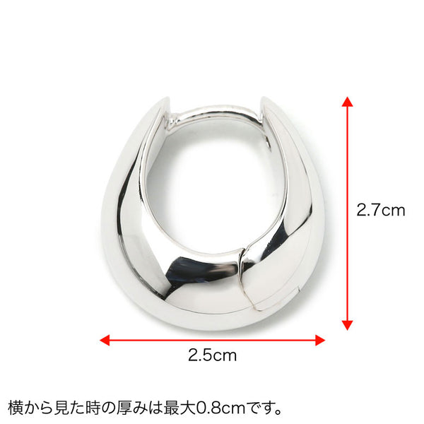 TOM WOOD ピアス Ice Hoop Small シルバー