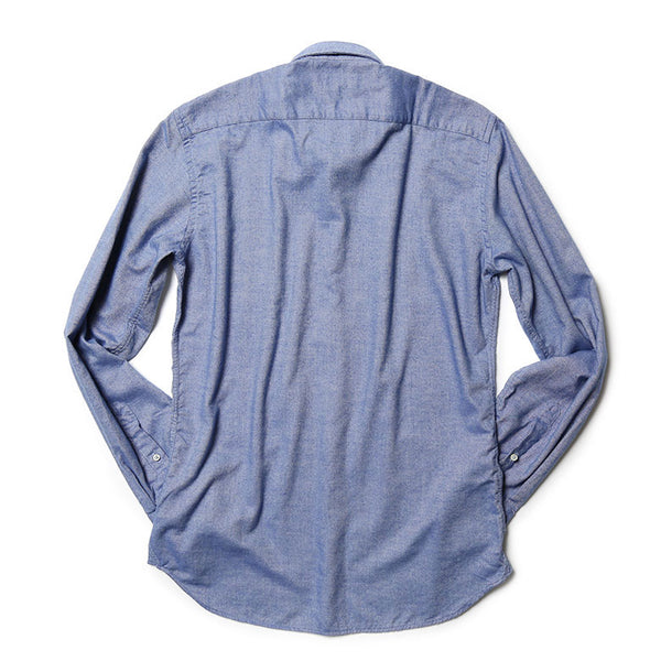 UNROLE アンロール シャツ フランネルシャツ コットン ネルシャツ ソリッド メンズ